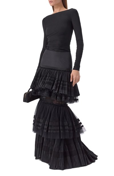 Юбка BLUMARINE черного цвета по цене 423000 руб., арт. 4G119A, фото 2 Юбка BLUMARINE, арт. 4G119A, фото 2