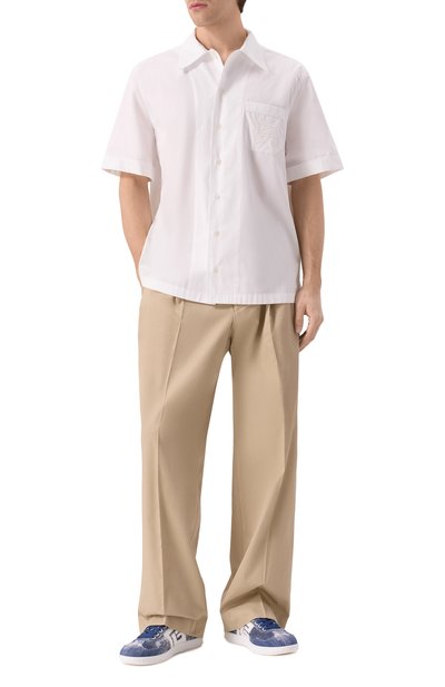 Текстильные кеды balmain swan BALMAIN синего цвета по цене 61550 руб., арт. EM1VI360/TRID, фото 2 Текстильные кеды balmain swan BALMAIN, арт. EM1VI360/TRID, фото 2