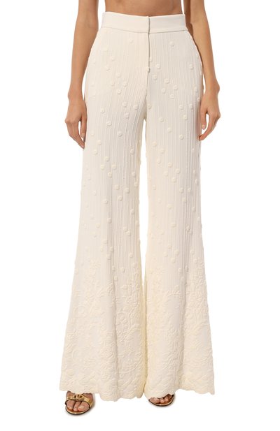 Брюки из хлопка и вискозы ELIE SAAB, арт. P0059, фото 3