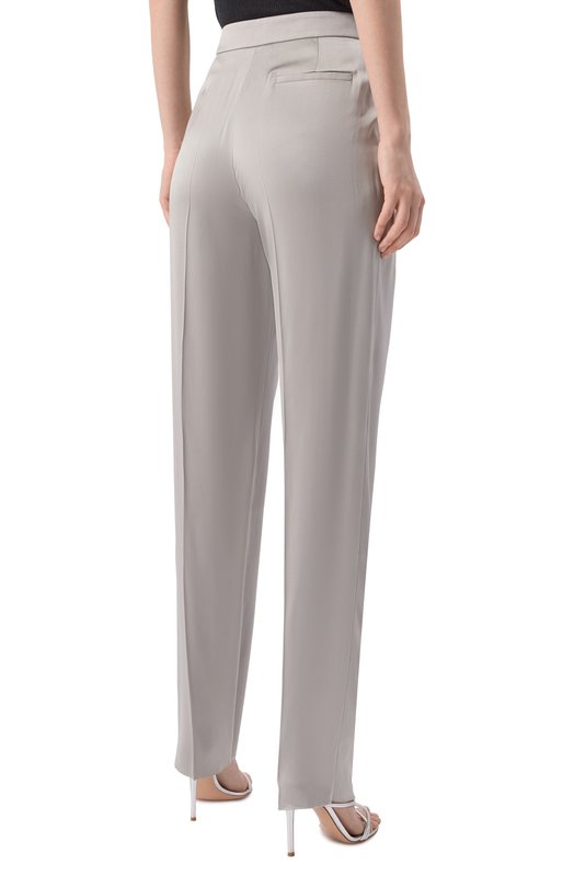 Шелковые брюки Giorgio Armani GW000641/TE10101 Серый  GW000641/TE10101 Фото 4