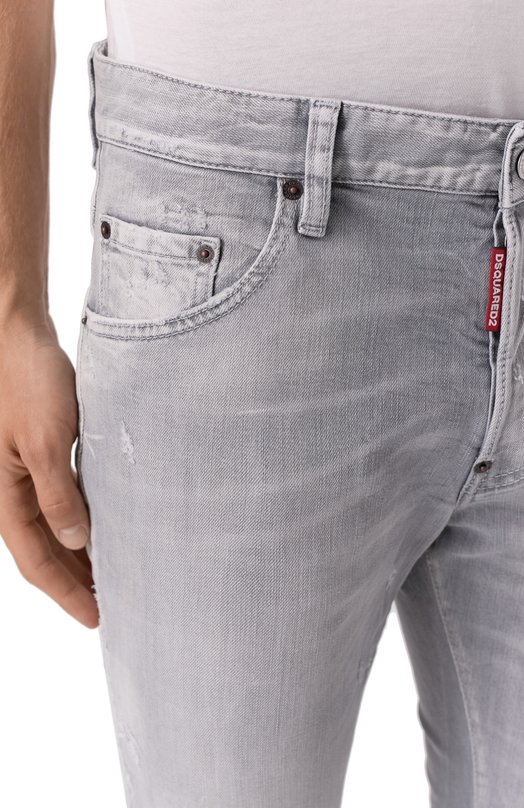 Джинсы Skater Dsquared2 S74LB1754/S30260 Серый  S74LB1754/S30260 Фото 5
