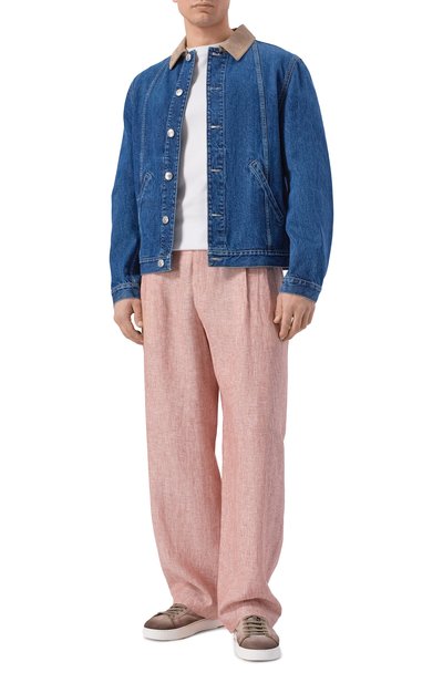 Льняные брюки 12 STOREEZ, арт. 137198, фото 2