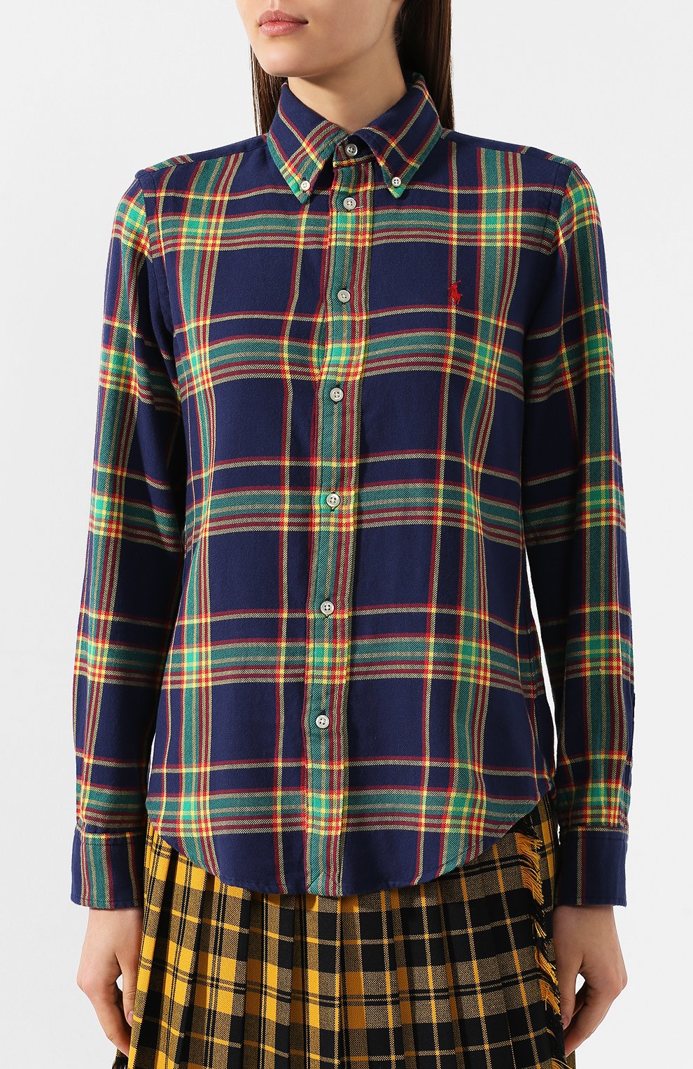 Хлопковая рубашка POLO RALPH LAUREN, арт. 211765005, фото 3