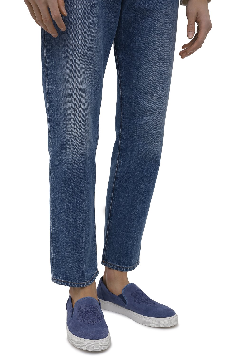 Замшевые слипоны KENZO, арт. FC55SN100L75, фото 3