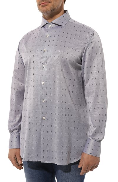 Хлопковая рубашка CANALI, арт. L756/GN02876/3XL-6XL, фото 3
