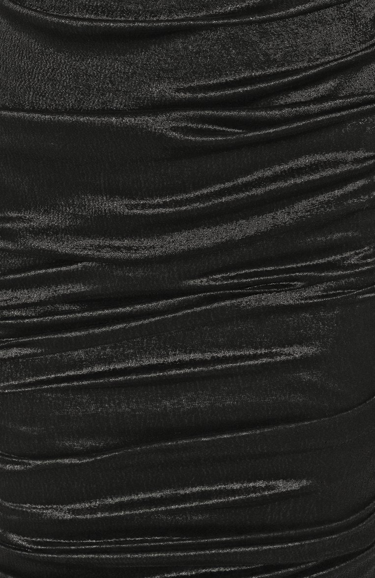Женское платье ISABEL MARANT черного цвета, арт. 25PR00764FA/C1J13I | Фото 6 (Материал внешний: Шелк, Синтетический материал; Длина Ж (юбки, платья, шорты): Миди; Рукава: Длинные; Женское Кросс-КТ: Платье-одежда, платье-футляр; Стили: Кэжуэл; Случай: Коктейльный)