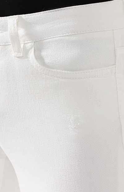 Джинсы с потертостями DOLCE & GABBANA белого цвета по цене 59950 руб., арт. FTAH7D/G895T, фото 5 Джинсы с потертостями DOLCE & GABBANA, арт. FTAH7D/G895T, фото 5