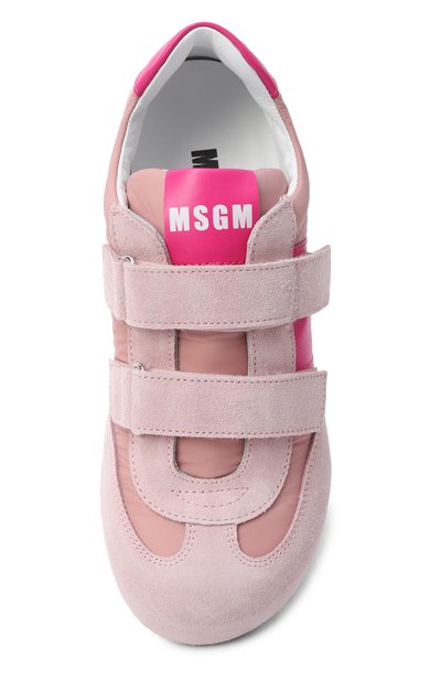 Комбинированные кроссовки MSGM KIDS, арт. 82476/VAR3_001, фото 4