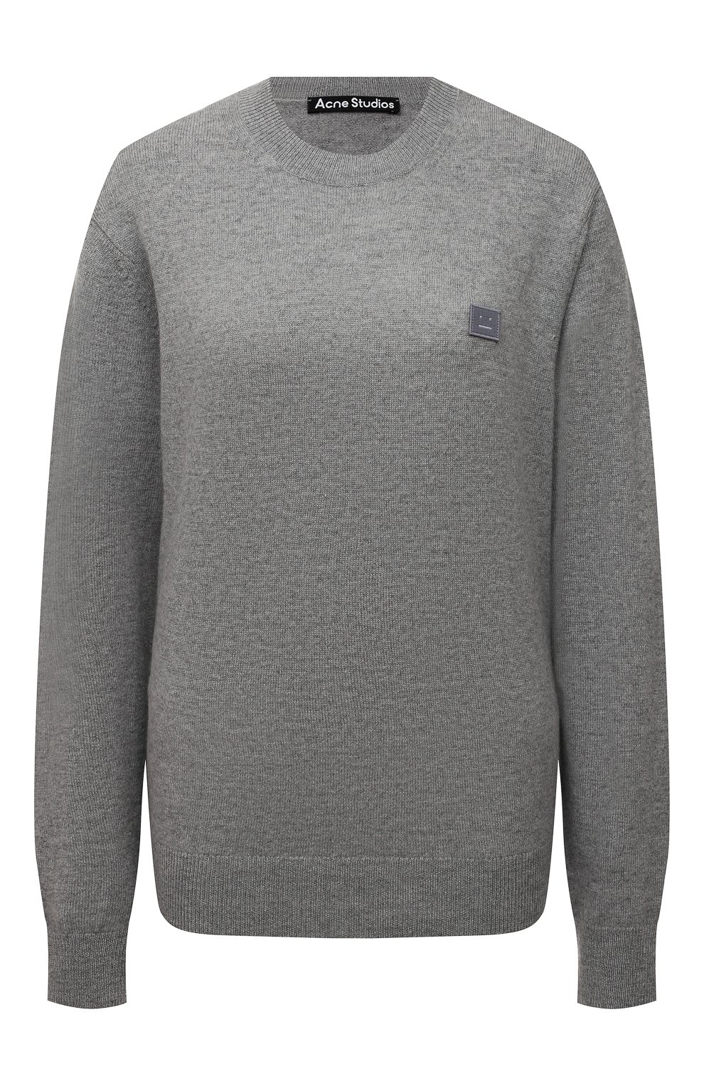 Шерстяной пуловер ACNE STUDIOS серого цвета по цене 39950 руб., арт. C60042/W, фото 1 Шерстяной пуловер ACNE STUDIOS, арт. C60042/W, фото 1