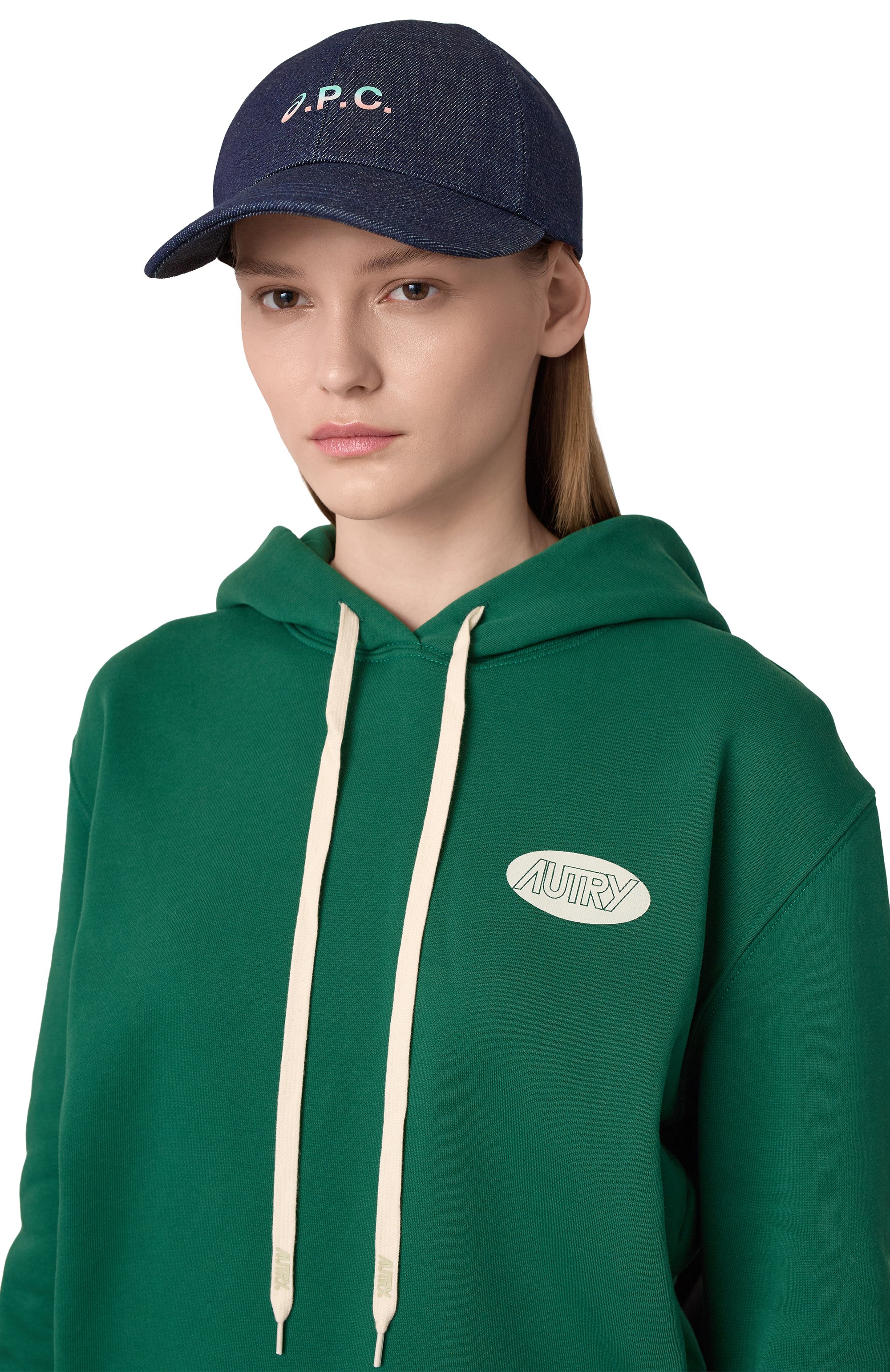 Джинсовая бейсболка a.p.c. x asics A.P.C., арт. C0HEV-M24148, фото 2