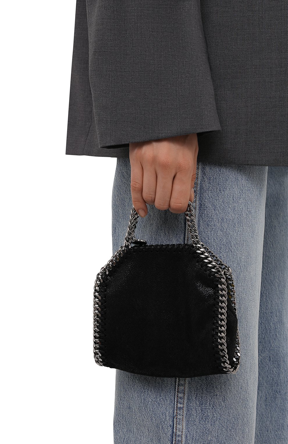 Сумка falabella STELLA MCCARTNEY черного цвета по цене 66800 руб., арт. 700227/W9132, фото 2 Сумка falabella STELLA MCCARTNEY, арт. 700227/W9132, фото 2