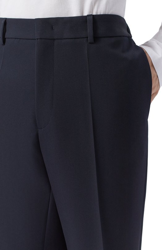 Шерстяные брюки Jil Sander J21KA0011/J40002 Синий  J21KA0011/J40002 Фото 5