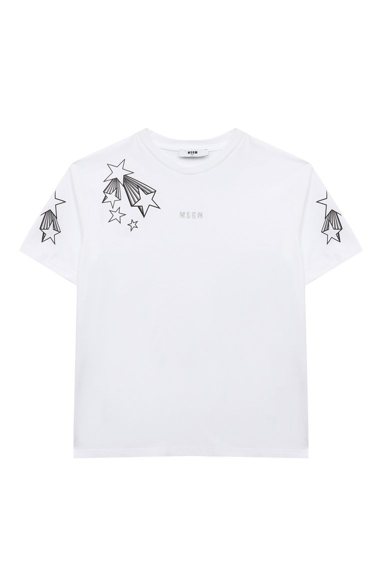 Хлопковая футболка MSGM KIDS, арт. F3MSJGTH135, фото 1