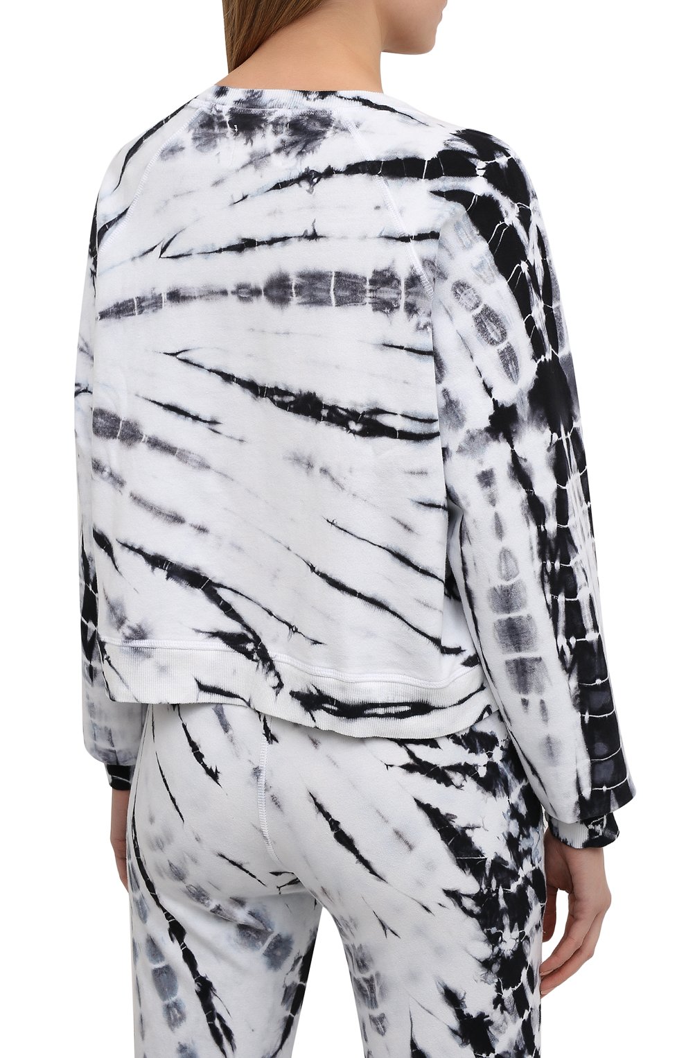 Хлопковый свитшот ELECTRIC AND ROSE черно-белого цвета по цене 18200 руб., арт. LFCV08-AMBIENT, фото 4 Хлопковый свитшот ELECTRIC AND ROSE, арт. LFCV08-AMBIENT, фото 4