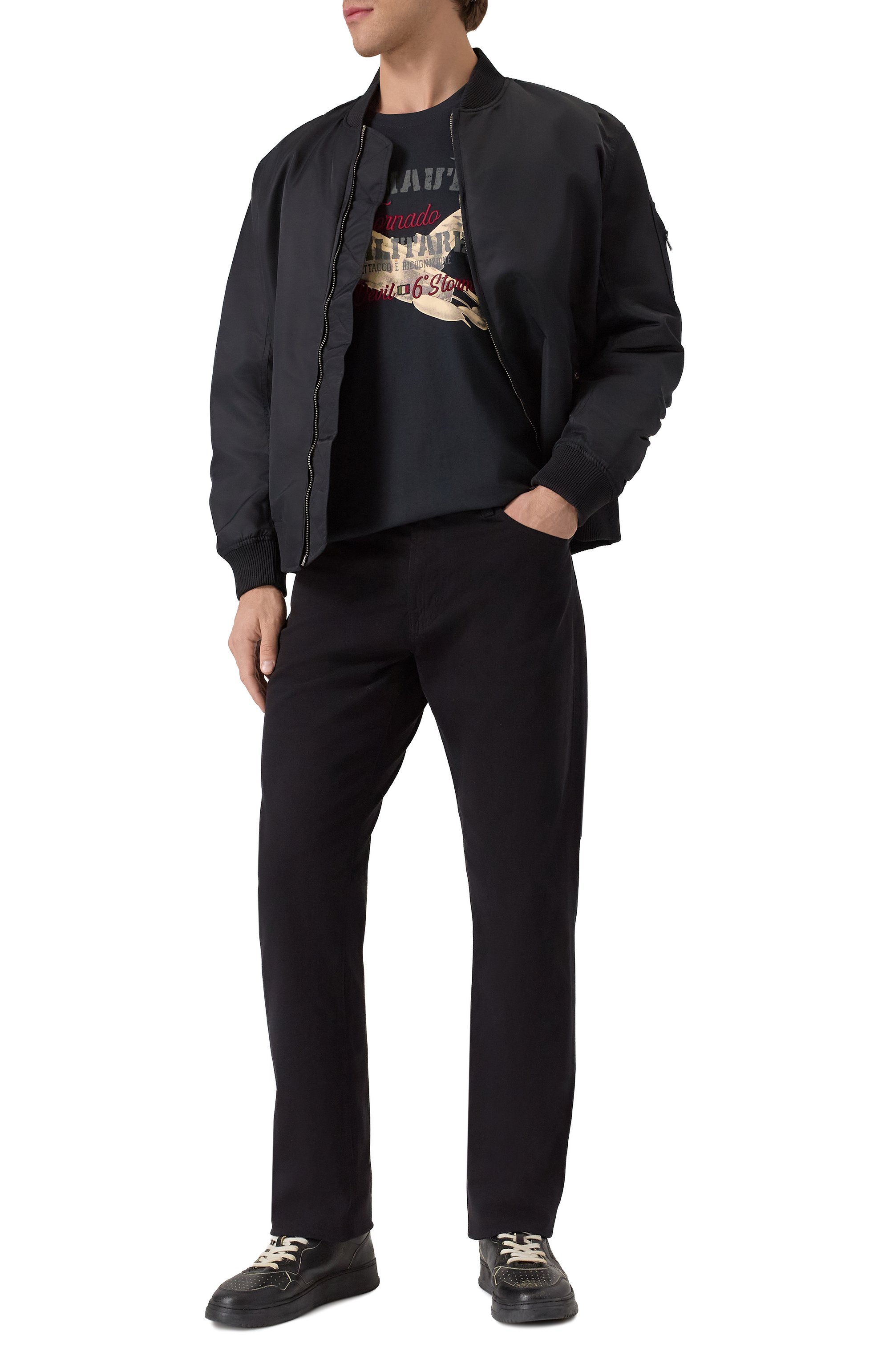 Хлопковая футболка AERONAUTICA MILITARE, арт. 251TS2406J641, фото 2