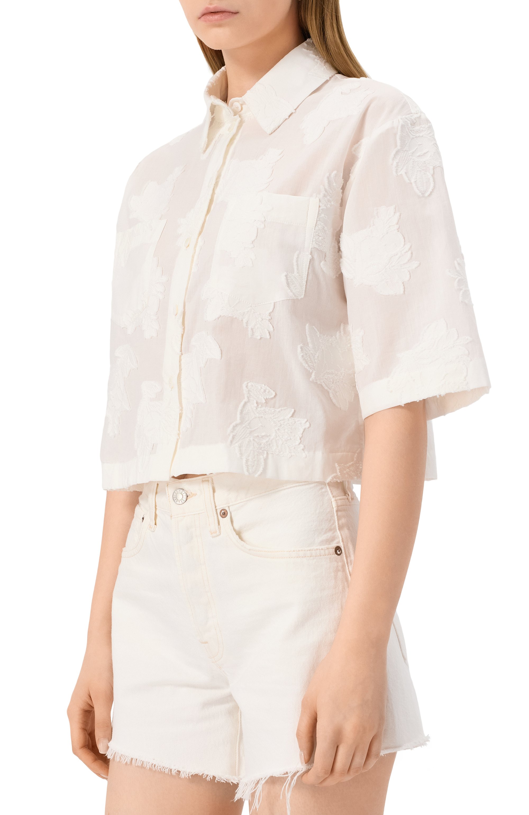 Хлопковая рубашка FREEAGE, арт. WS25.BL019.1010.101, фото 3