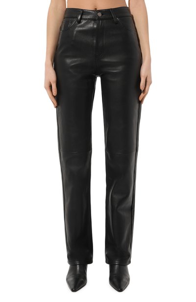 Кожаные брюки LESYANEBO, арт. ICONIC/LEATHERTR001, фото 3