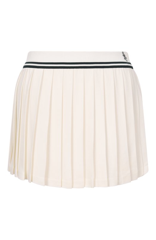 Плиссированная юбка Sporty and Rich SK01261302WH61 Кремовый SK01261302WH61