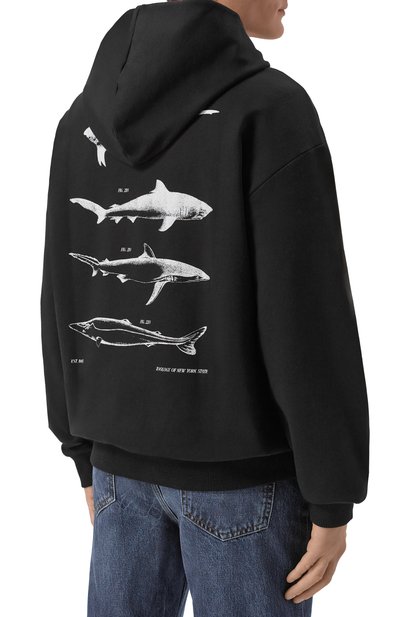 Хлопковое худи HUGO BLUE, арт. 50554391, фото 4