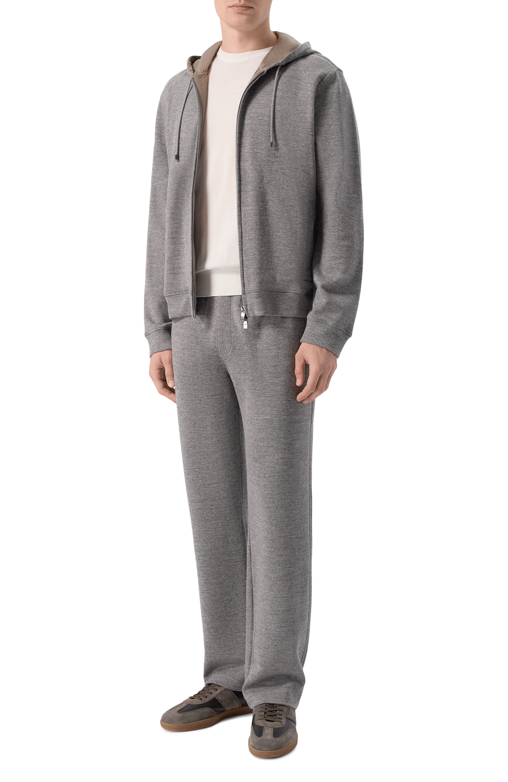 Толстовка из хлопка и шерсти CORNELIANI, арт. 28G568/2A25015, фото 2
