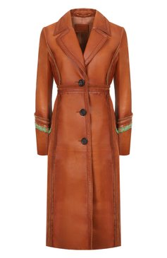 Кожаное пальто PRADA, арт. 56675V-1F21-F0HK7, фото 1