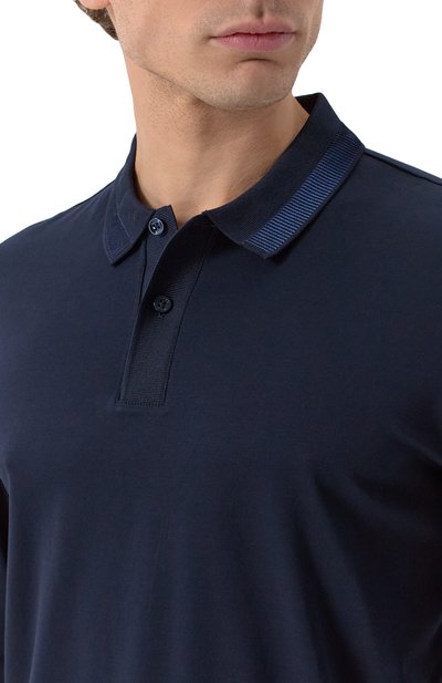 Хлопковое поло BOSS, арт. 50531787, фото 5