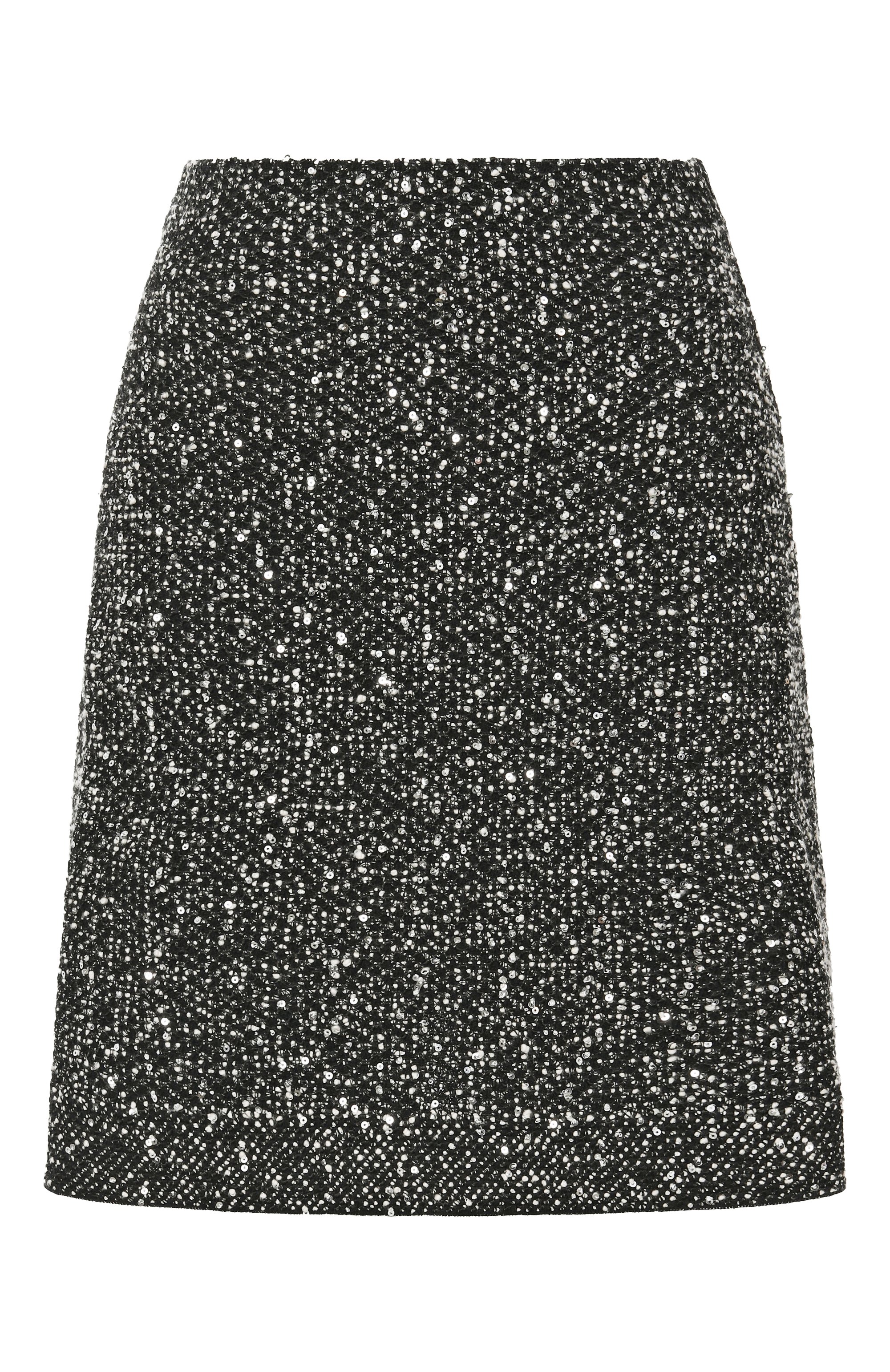 Юбка из хлопка и вискозы D.EXTERIOR черно-белого цвета по цене 35150 руб., арт. 60482, фото 1 Юбка из хлопка и вискозы D.EXTERIOR, арт. 60482, фото 1