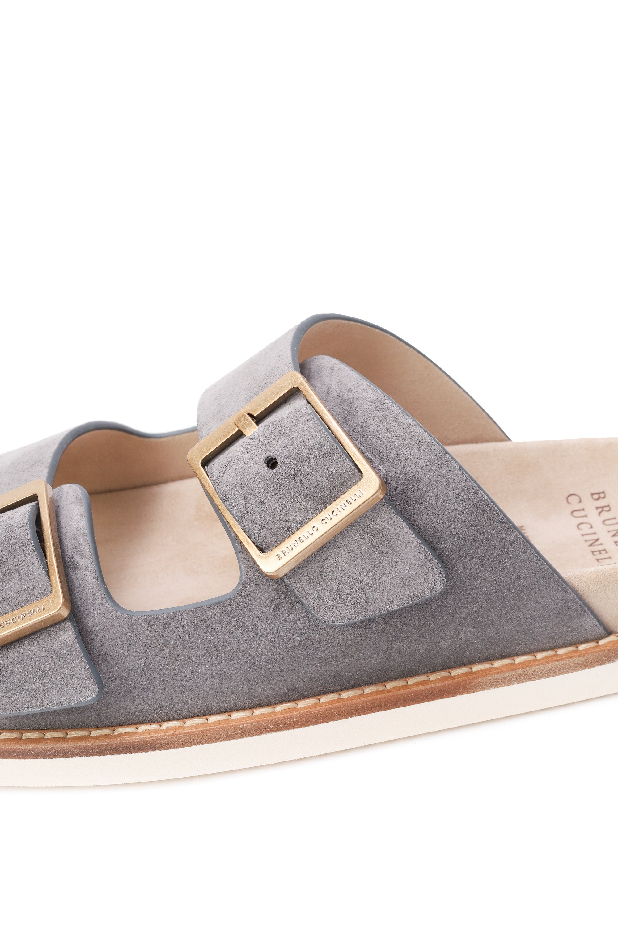 Замшевые шлепанцы urban BRUNELLO CUCINELLI, арт. MZUSILY235, фото 7