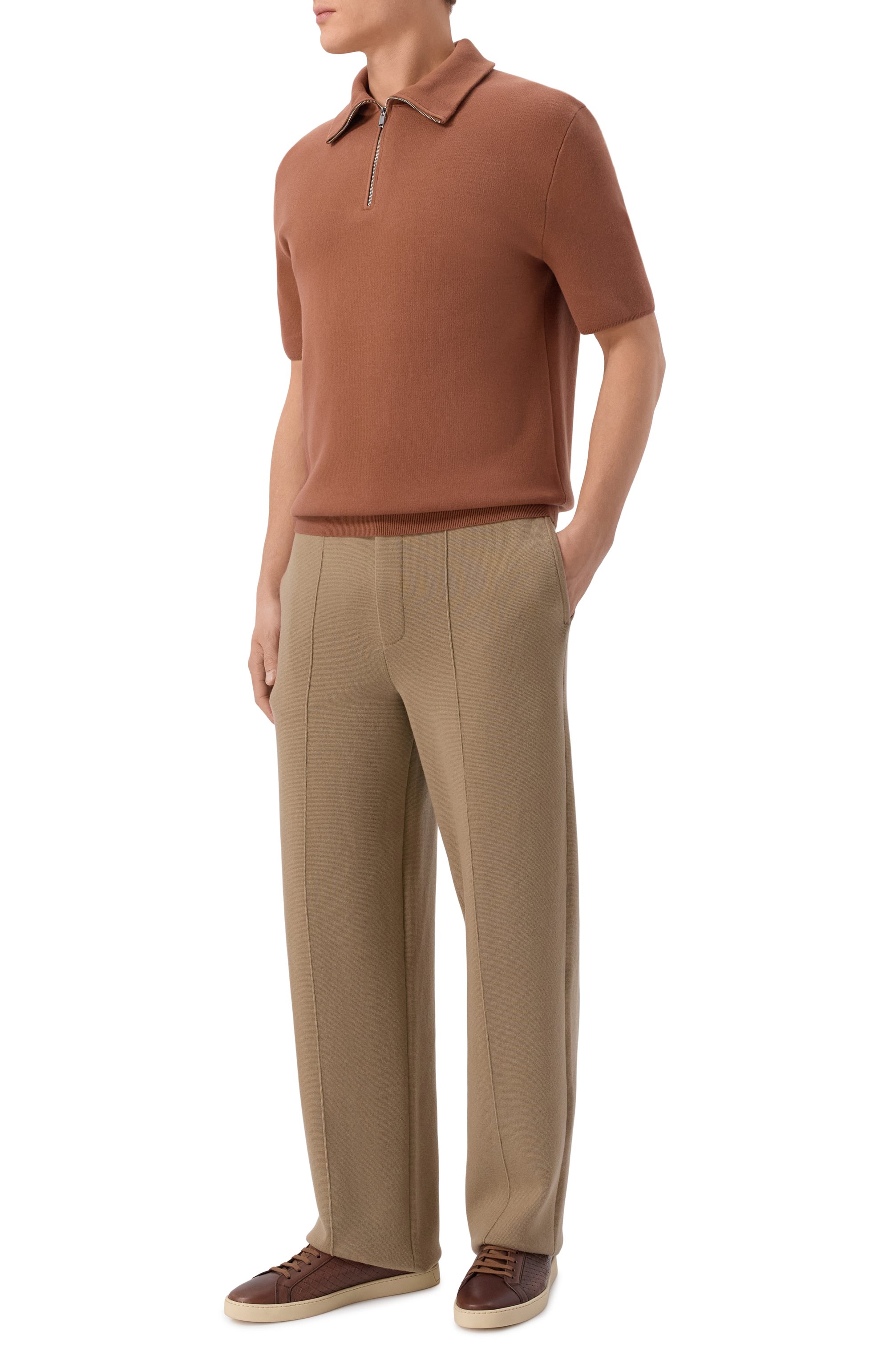 Поло 12 STOREEZ коричневого цвета по цене 16000 руб., арт. 135730, фото 2 Поло 12 STOREEZ, арт. 135730, фото 2