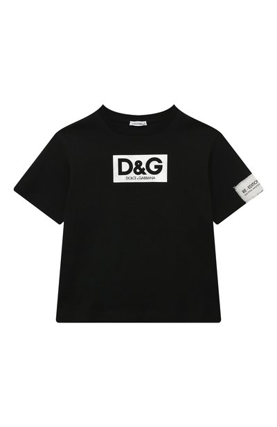 Хлопковая футболка DOLCE & GABBANA, арт. L4JTEY/G7I8P/2-6, фото 1