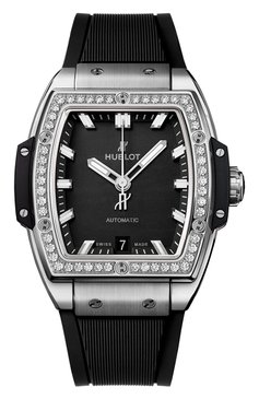 Женские часы big bang titanium diamonds HUBLOT бесцветного цвета, арт. 665.NX.1170.RX.1204 | Фото 1 (Механизм: Автомат; Региональные ограничения белый список (Axapta Mercury): Не проставлено; Материал корпуса: Титан; Цвет циферблата: Чёрный; Нос: Не проставлено)