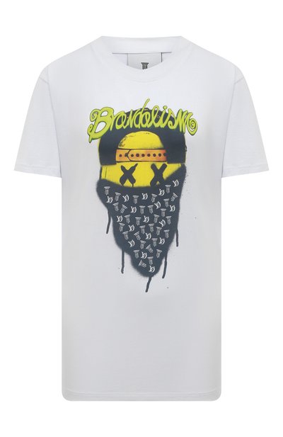 Хлопковая футболка DIEGO VENTURINO, арт. FW22-DV TS SMILEY_WMN, фото 1