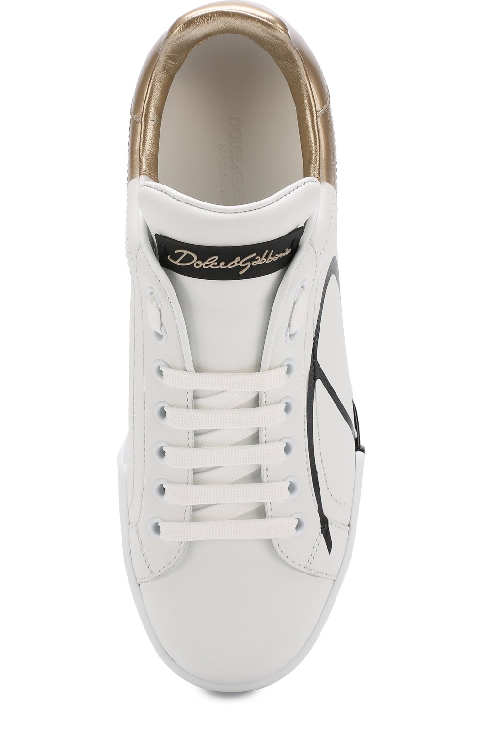 Кожаные кеды portofino DOLCE & GABBANA, арт. CK1600/AI053, фото 5