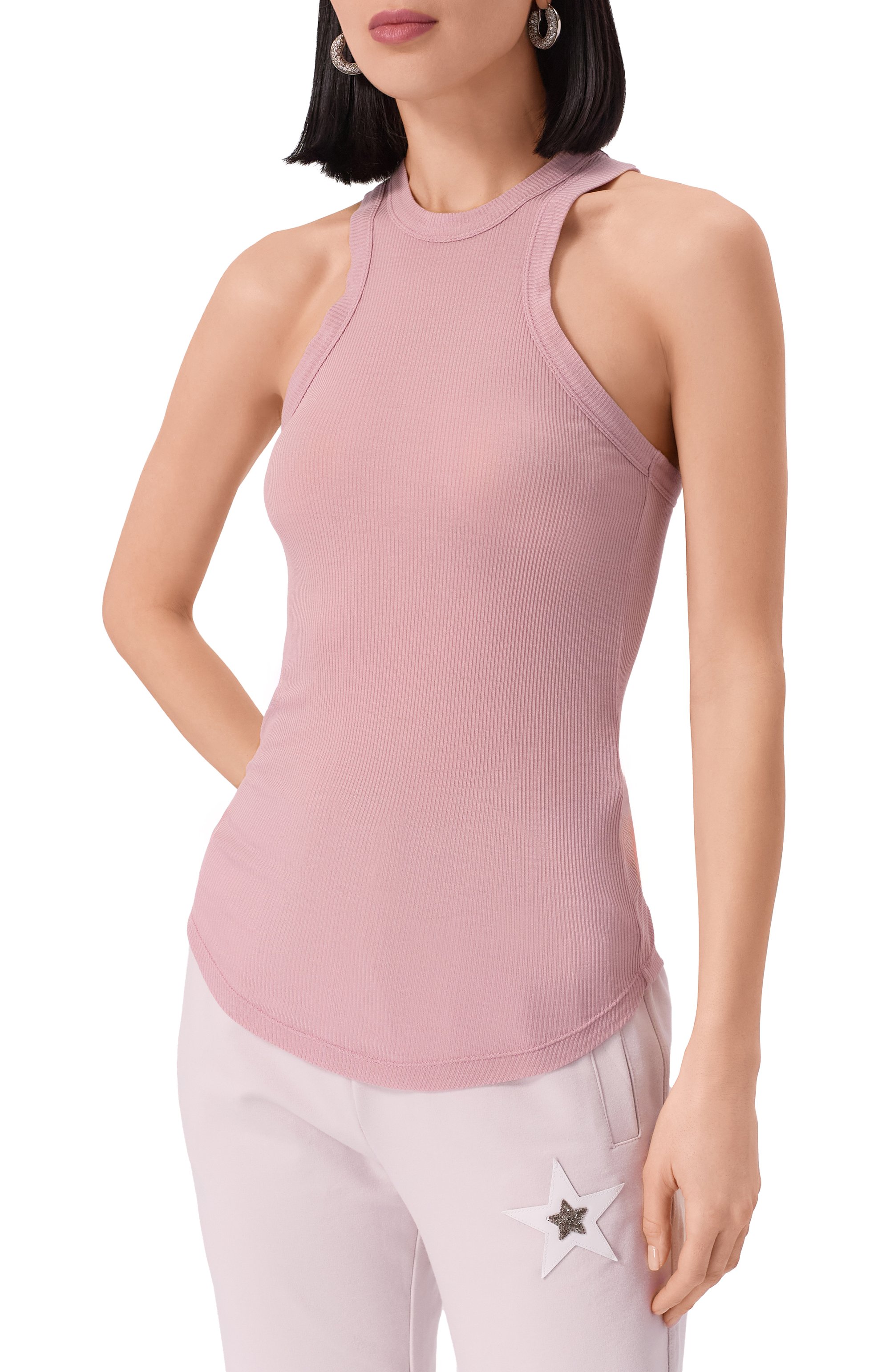 Майка HALFBOY розового цвета по цене 17050 руб., арт. HS251WT121, фото 3 Майка HALFBOY, арт. HS251WT121, фото 3