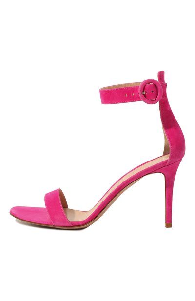 Замшевые босоножки portofino 85 GIANVITO ROSSI, арт. G60953.85RIC.CAMFUXI, фото 4