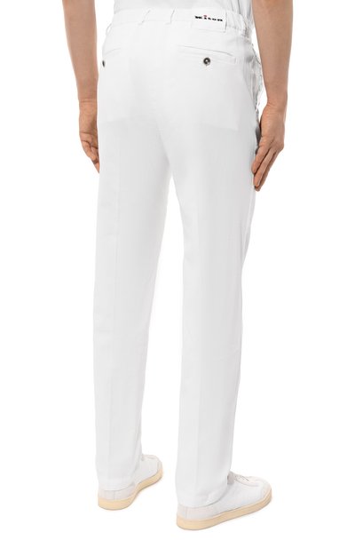 Брюки из хлопка и шелка KITON, арт. UFPPEK0606D, фото 4