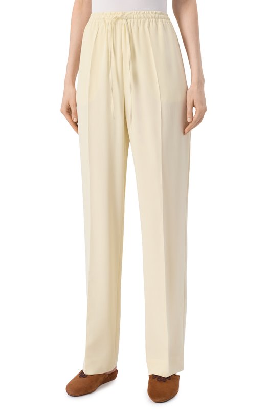 Брюки из вискозы ASCENO C0RE_B035F25 Кремовый  C0RE_B035F25 Фото 3