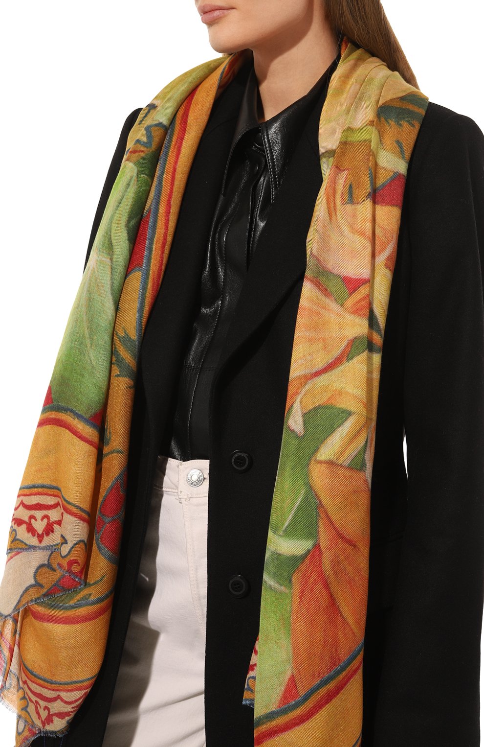 Шаль настурция GOURJI, арт. T21NS10R, фото 3