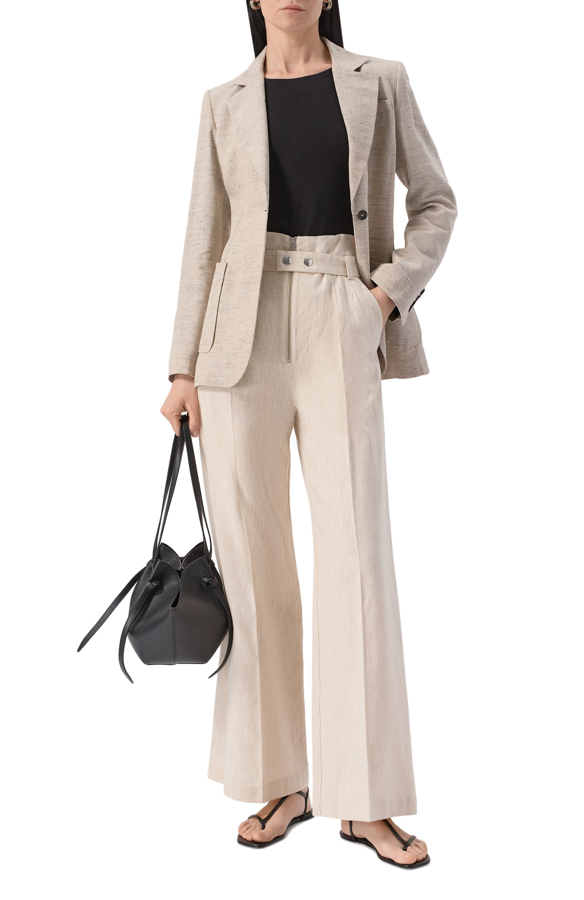 Льняные брюки ERIKA CAVALLINI, арт. P5SZ26, фото 2