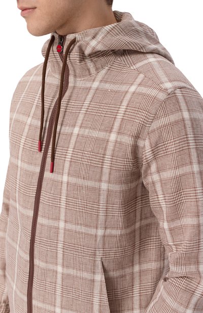 Льняная куртка-рубашка KITON, арт. UMC010H09638, фото 5