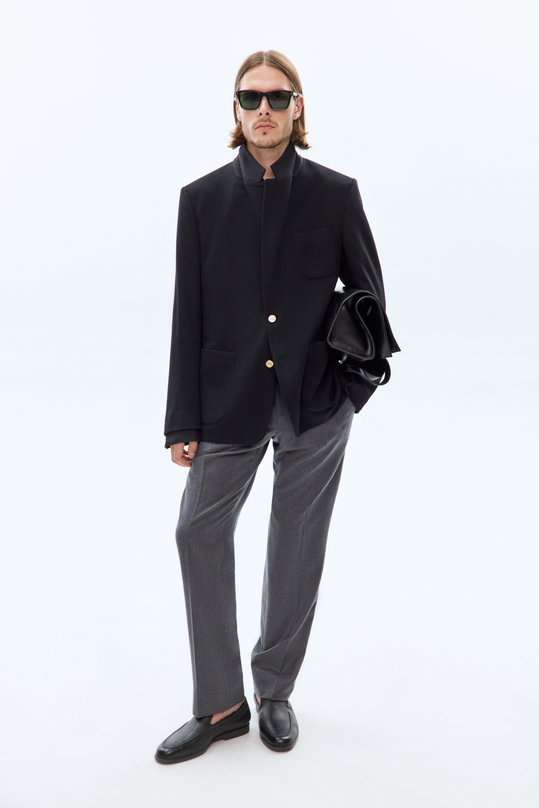 Брюки из шерсти и кашемира Brioni RPC60M/0CA90 Серый  RPC60M/0CA90 Фото 6