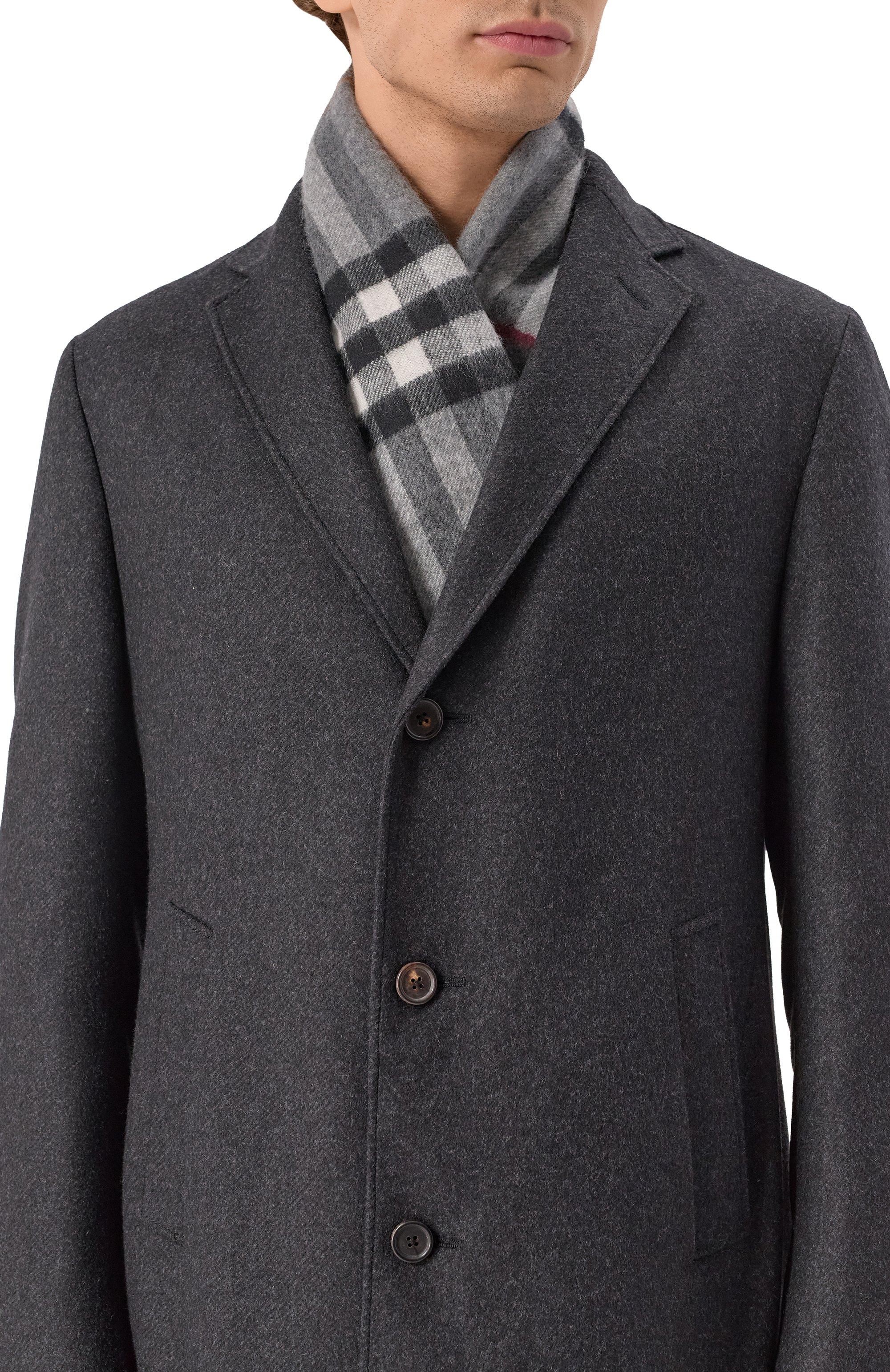 Кашемировый шарф BURBERRY, арт. 8059277, фото 2