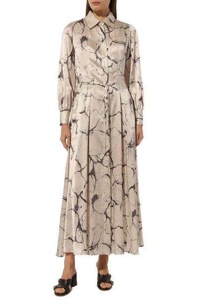 Шелковое платье KITON, арт. D58334K0561E07, фото 3