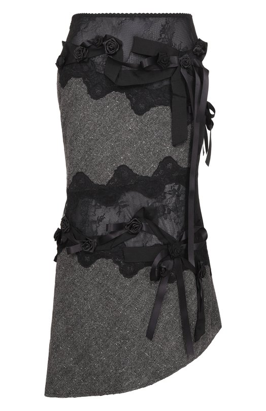 Комбинированная юбка Daniil Antsiferov DA_3210G Серый DA_3210G