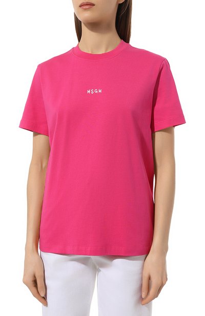 Хлопковая футболка MSGM, арт. 3641MDM550/247002, фото 3