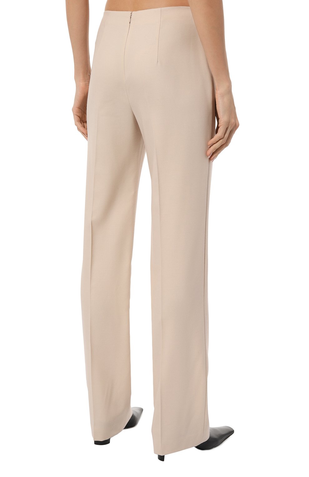 Шерстяные брюки CHAPURIN кремового цвета по цене 47500 руб., арт. P/15585/28116-м/FW23-24, фото 4 Шерстяные брюки CHAPURIN, арт. P/15585/28116-м/FW23-24, фото 4