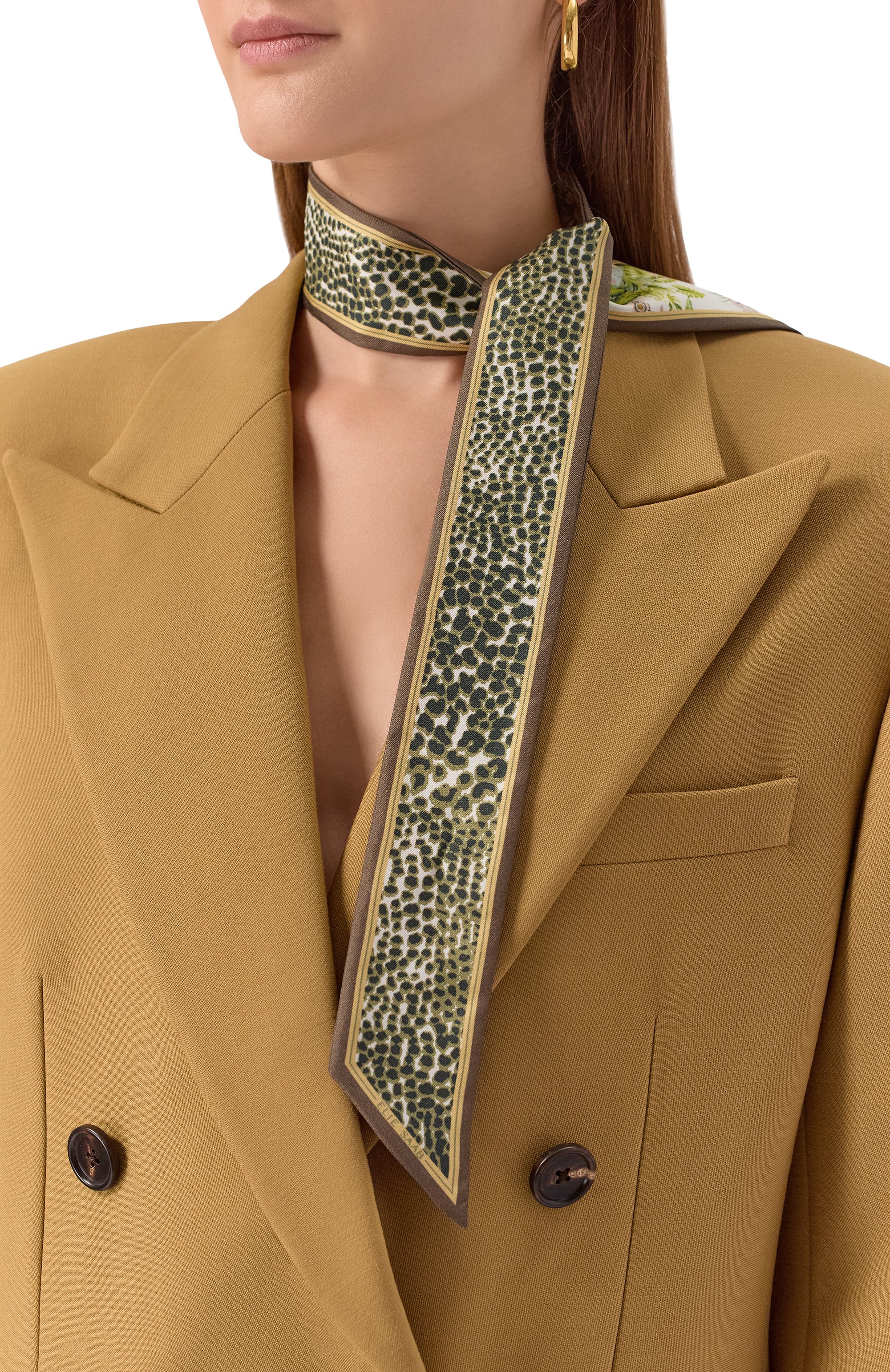 Шелковый шарф-твилли ELIE SAAB, арт. 710008539S25, фото 2