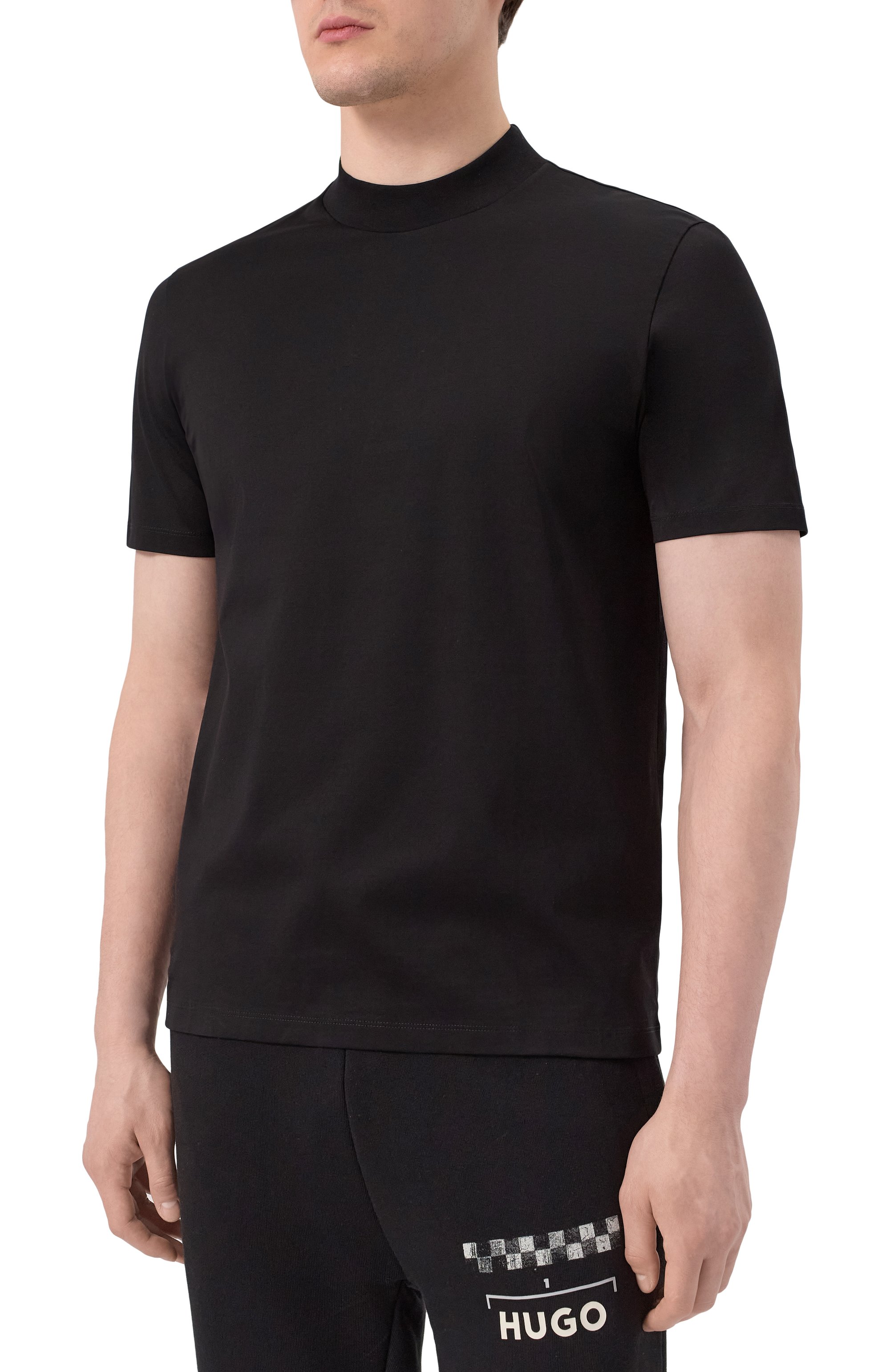 Хлопковая футболка HUGO, арт. 50542968, фото 3