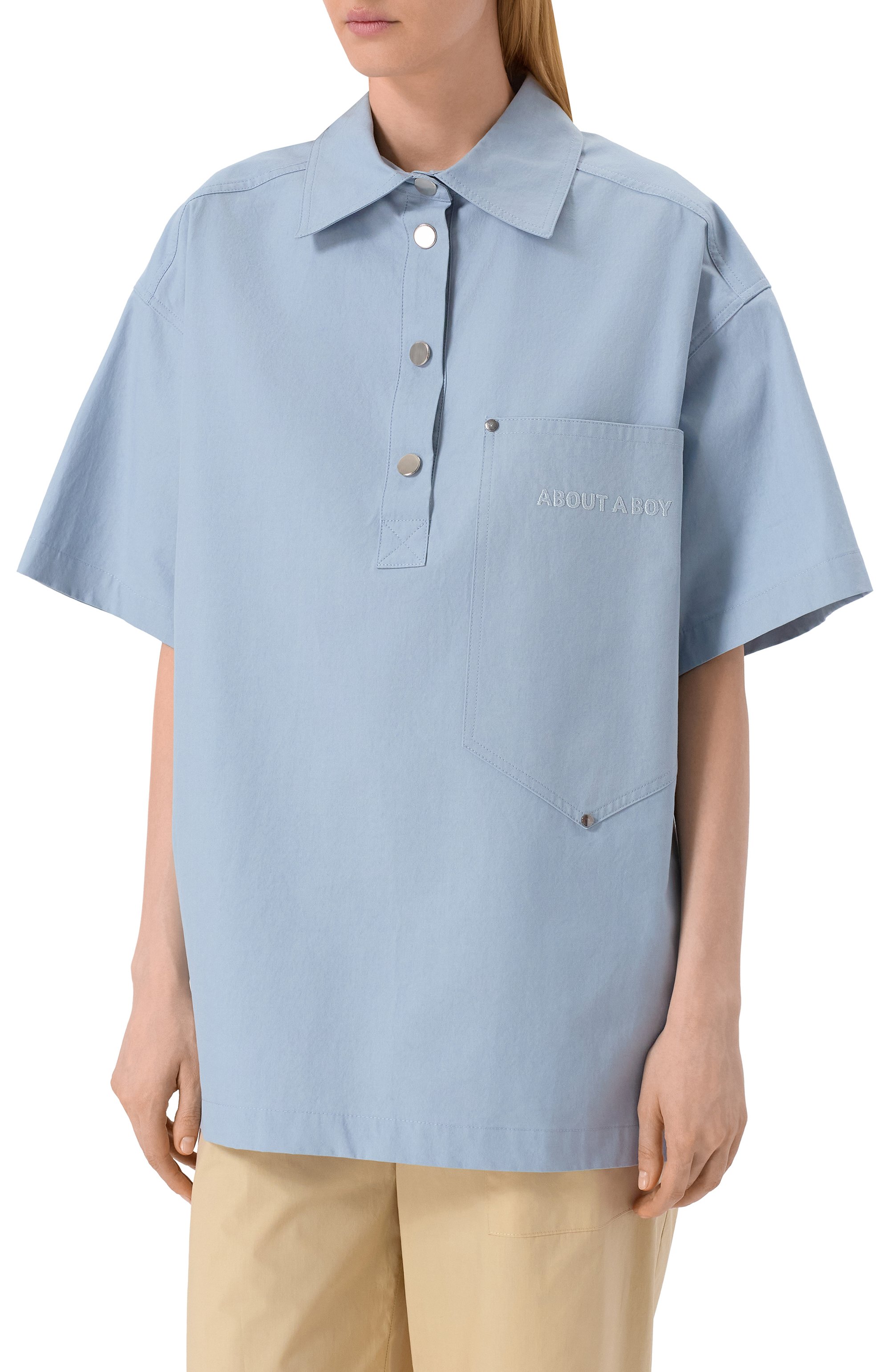 Хлопковое поло ERIKA CAVALLINI, арт. E5SL03, фото 3