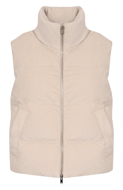 Женский вельветовый пуховый жилет  MVST, арт. M25.1MW.0015_CASHC0